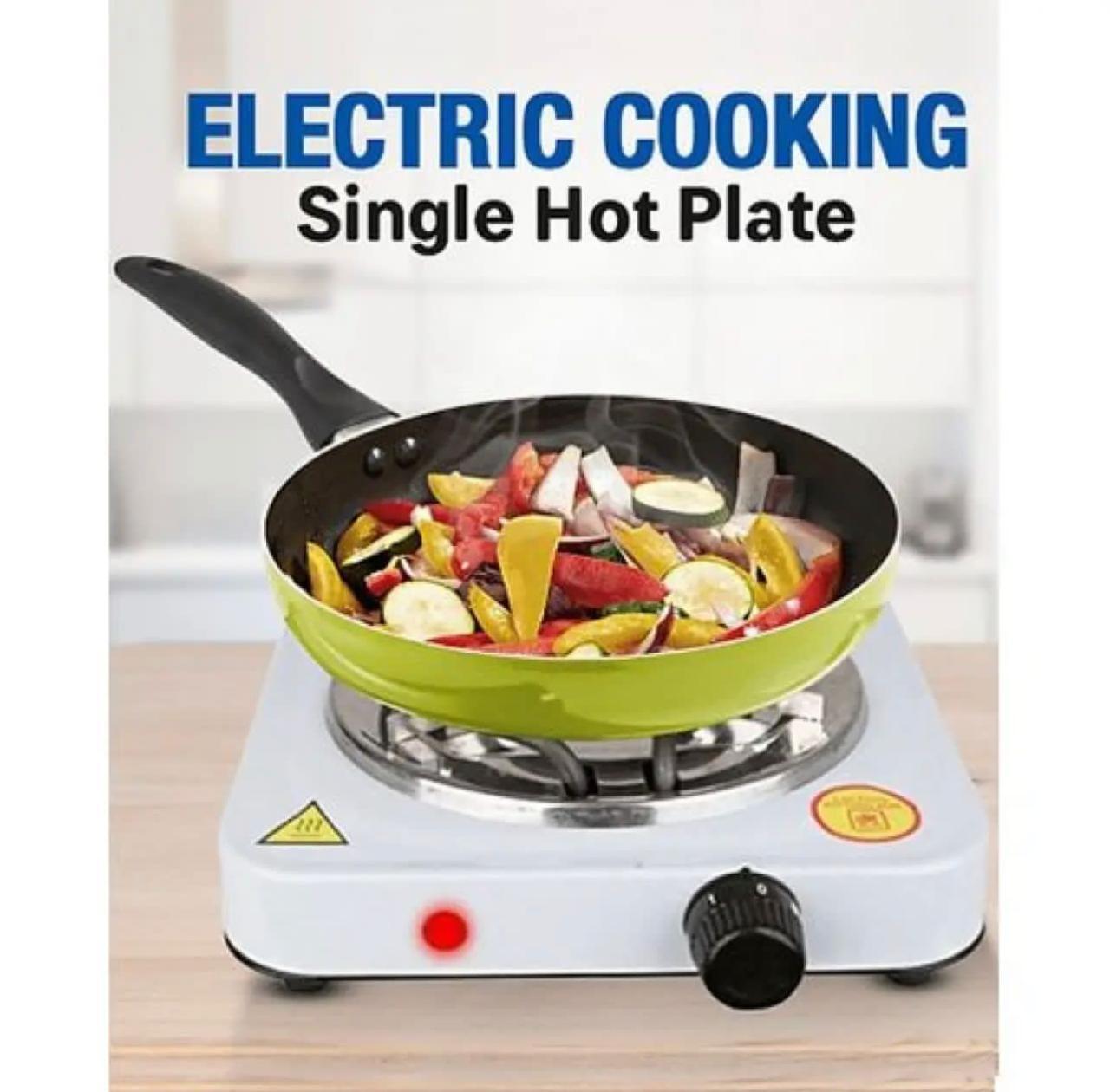 Silver Crust Single Electric Stove