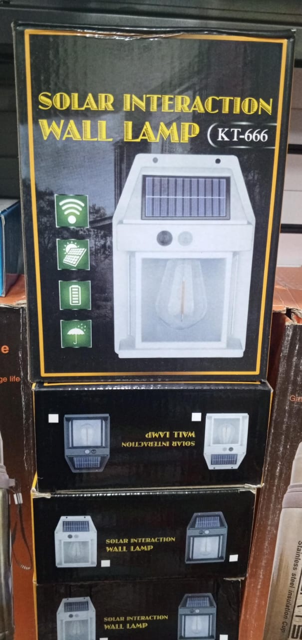 Solar Wall Lamp, for main gate, outdoors and camping