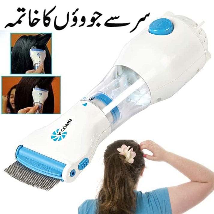 V Comb Electronic Head Lice Removal Machine/Anti Lice Machine, steel comb