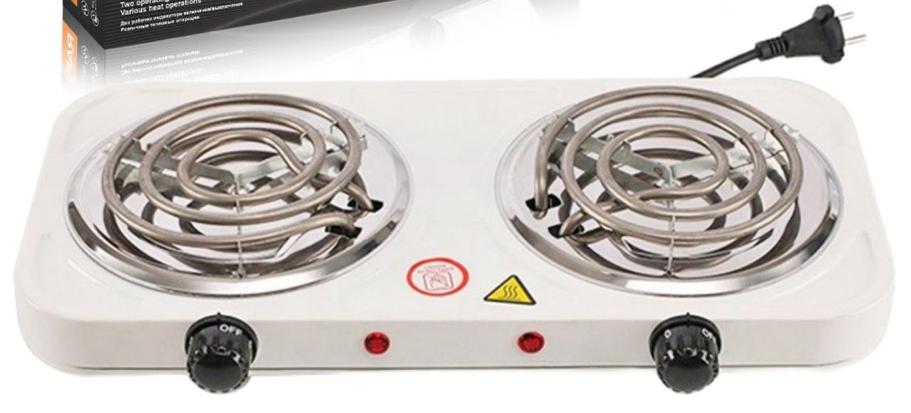 Silver Crust Double Electric Stove